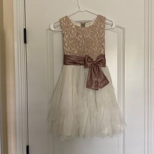 Beautiful gold and cream dress